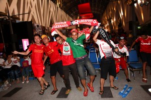 2. Liverpool Fans 1 after Liverpool wins match  @ Fox Sports BPL Live Screening