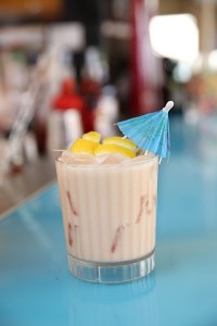 A Pink Discovery cocktail