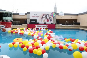 Close up look at the Giant Inflatable